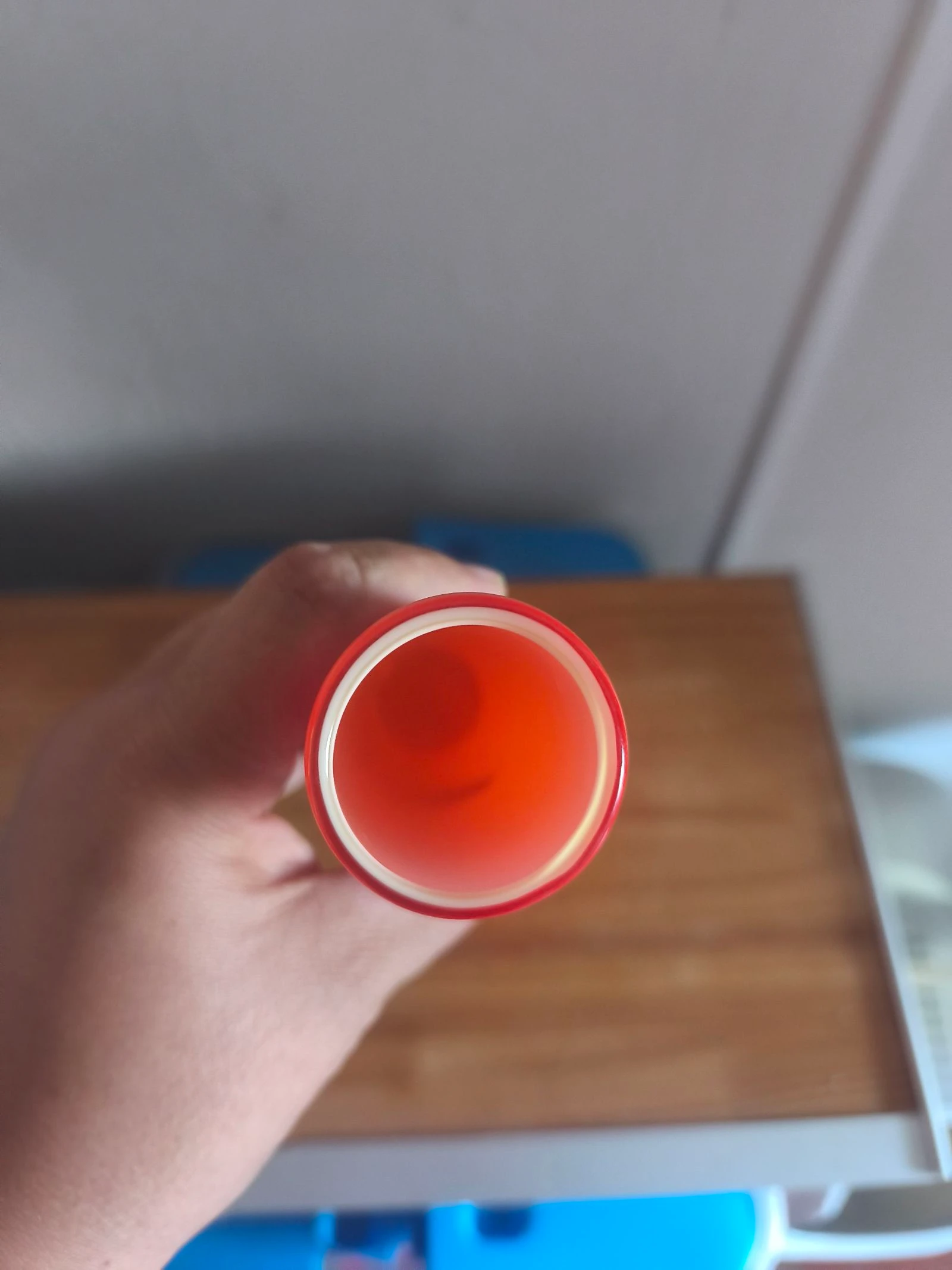Vaso soliflore vintage vermelho - Estilo Space Age / Mid-Century – photo 2